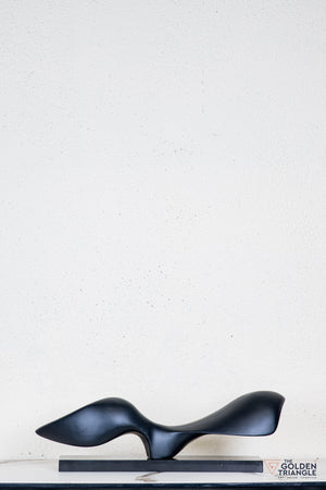 Zenvia Abstract Sculpture - Black