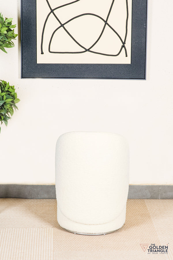 Orella Pouffe with Backrest & Swivel