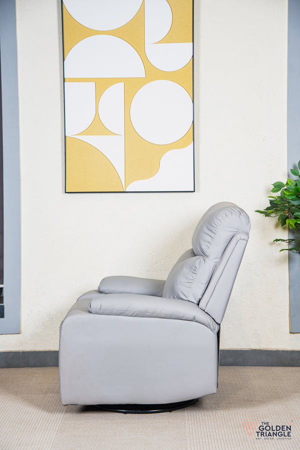 Cove Recliner Swivel Accent Chair - Grey