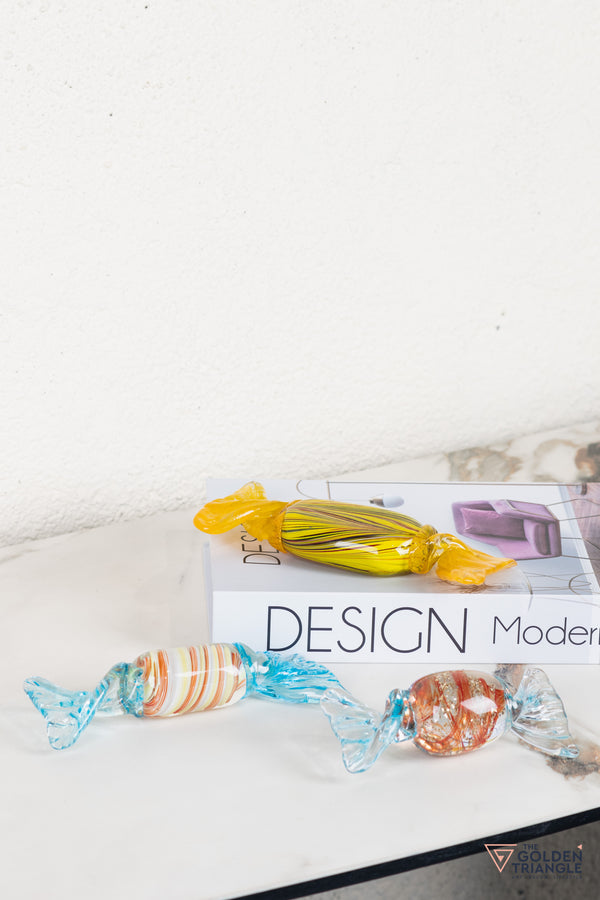 Toffee Glass Table Top Decor Set