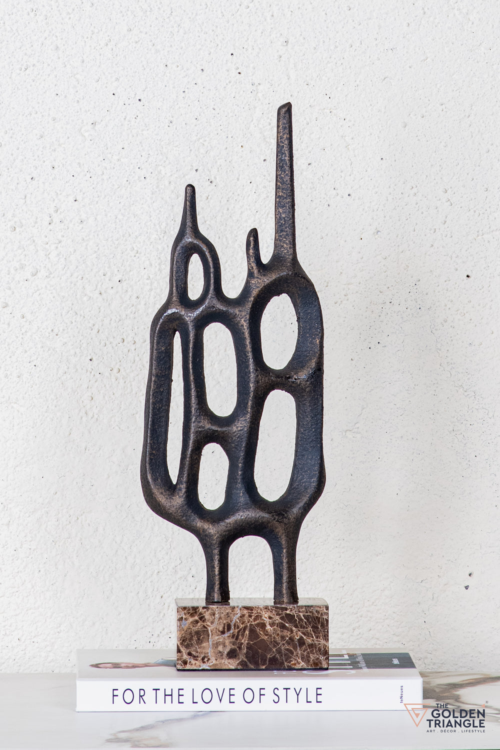 Fynor Abstract Sculpture - Antique Black