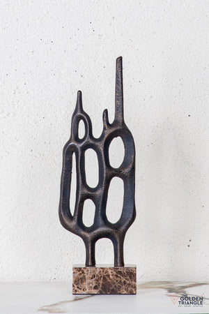 Fynor Abstract Sculpture - Antique Black