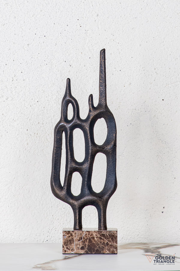 Fynor Abstract Sculpture - Antique Black