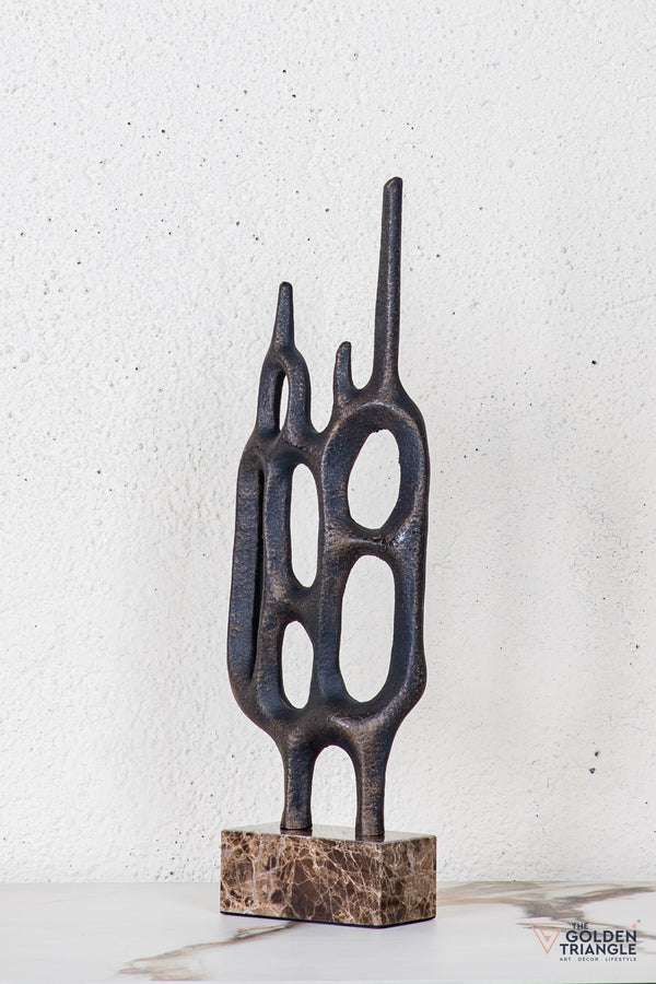 Fynor Abstract Sculpture - Antique Black