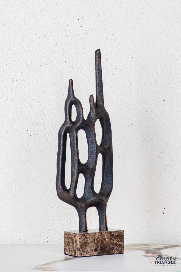 Fynor Abstract Sculpture - Antique Black