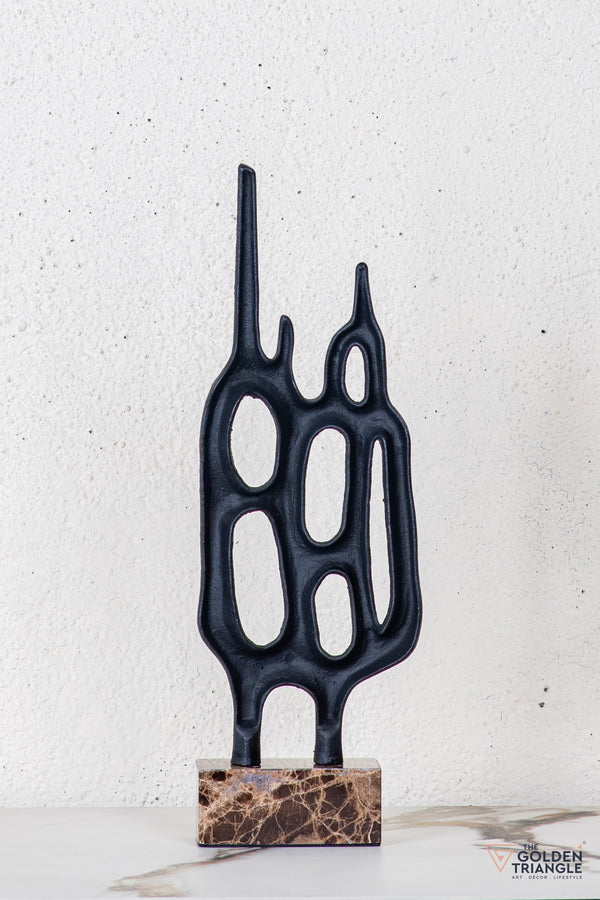 Fynor Abstract Sculpture - Antique Black
