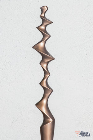 Tova Abstract Sculpture - Gold