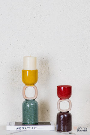 Vanta Ceramic Candle Stand