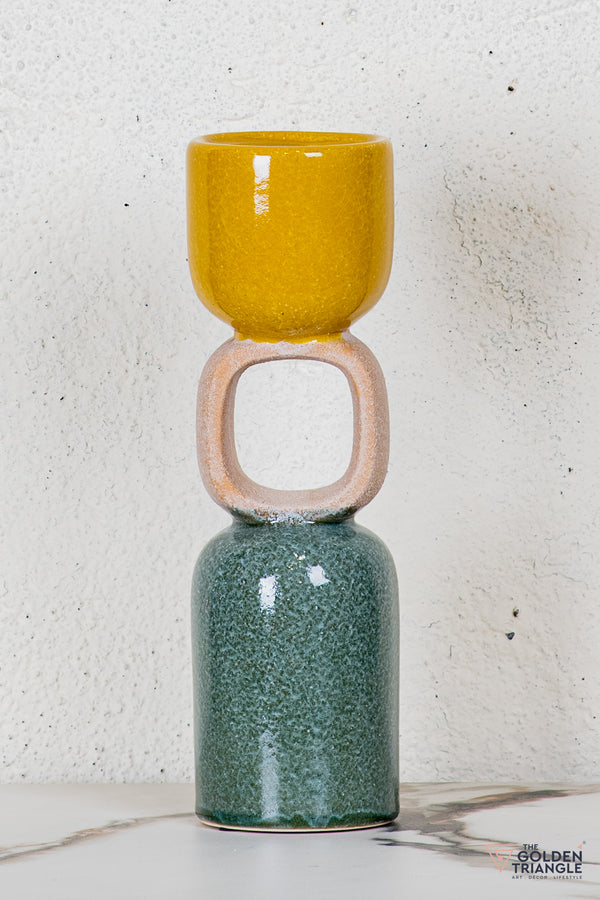 Vanta Ceramic Candle Stand