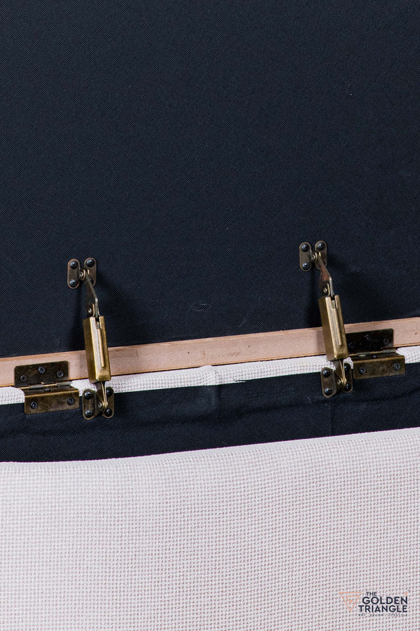 Astral Fabric Storage Bench - Beige