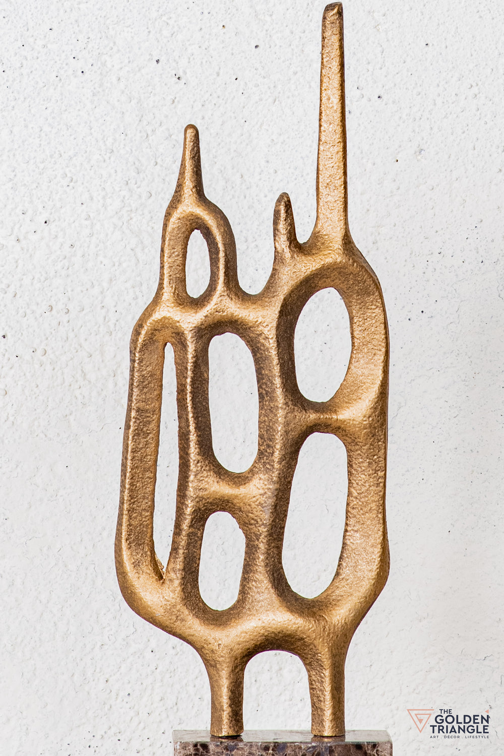 Fynor Abstract Sculpture - Antique Gold