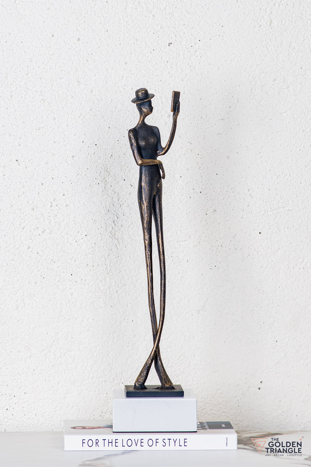 Lero Lady Sculpture - Antique Black
