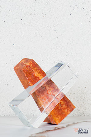 Oblo Tabletop Decor - Red