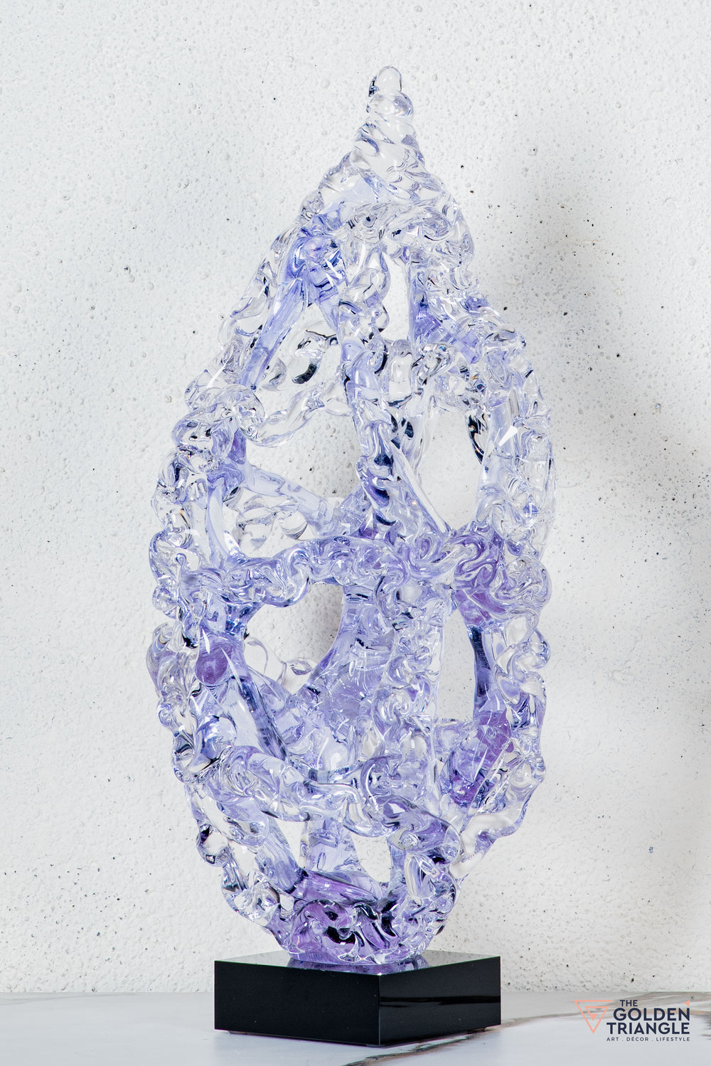 Evral Crystal Sculpture - Lavender