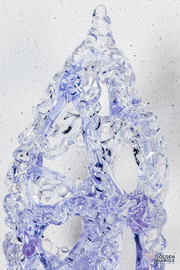 Evral Crystal Sculpture - Lavender