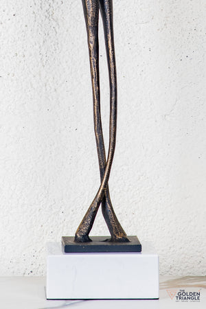 Lero Lady Sculpture - Antique Black