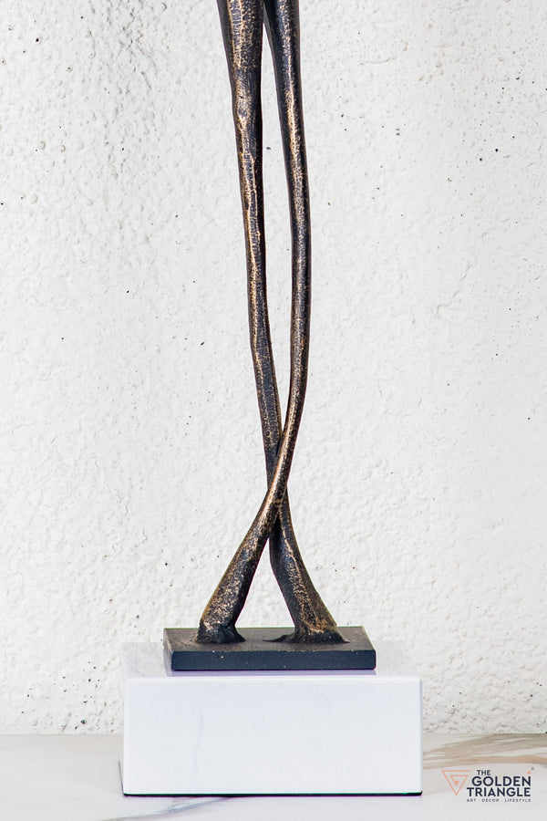 Lero Lady Sculpture - Antique Black