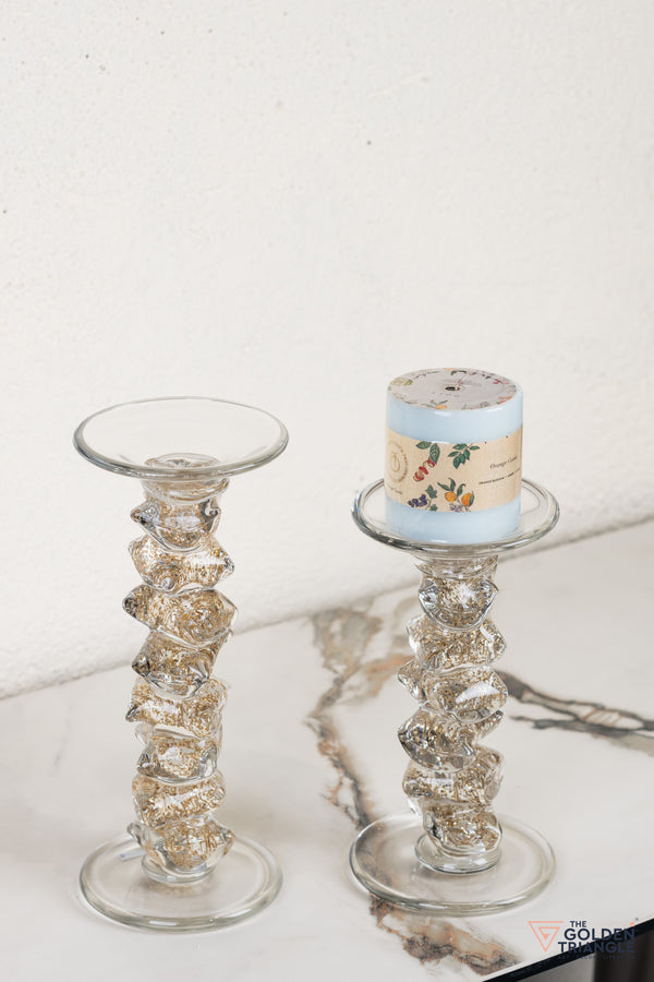Zyra Glass Candle Stand