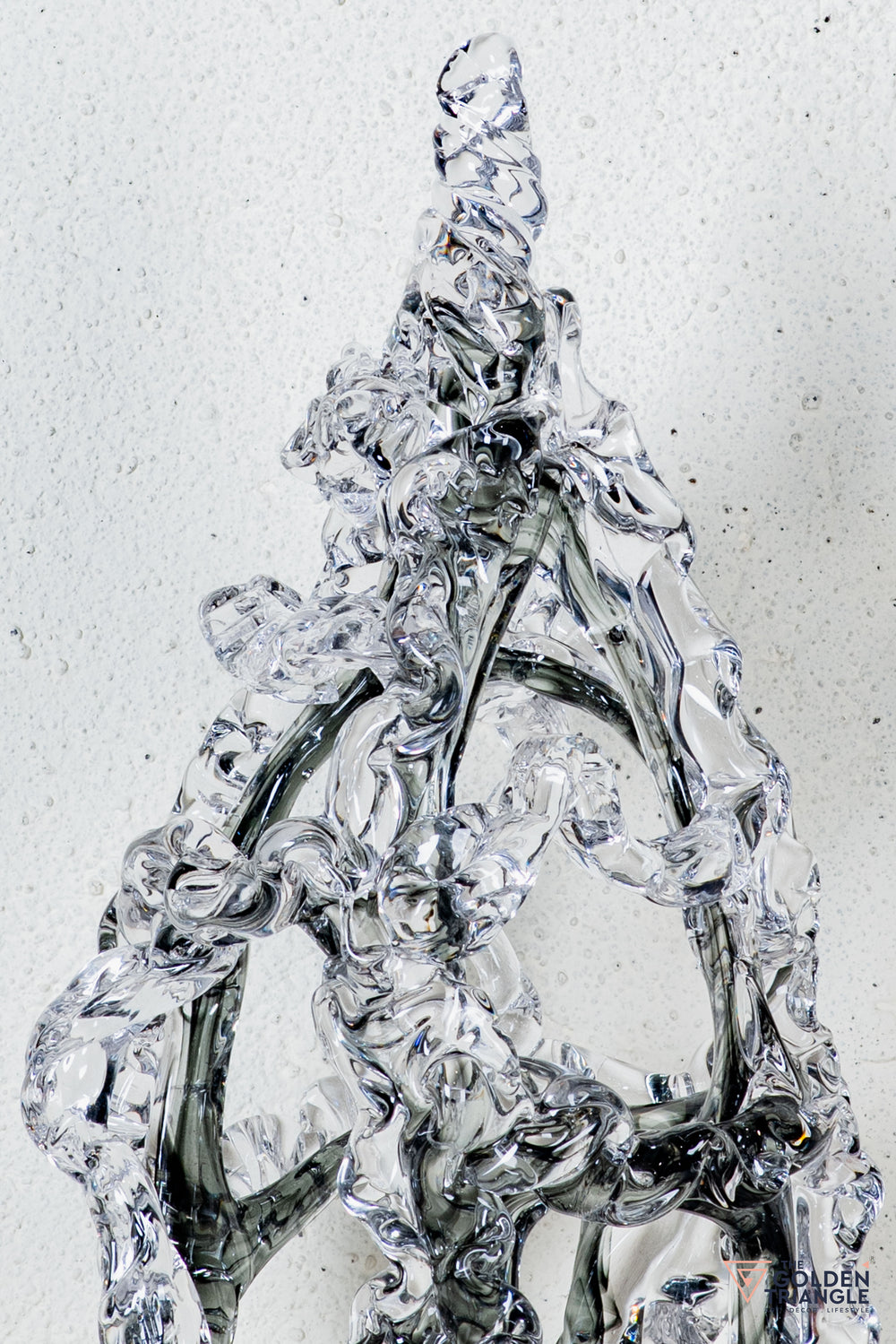 Evral Crystal Sculpture - Smoke