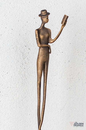 Lero Lady Sculpture - Antique Gold