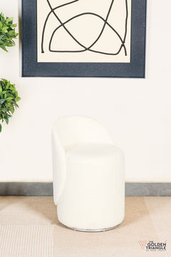 Orella Pouffe with Backrest & Swivel