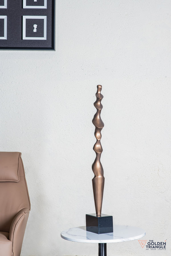 Tova Abstract Sculpture - Gold