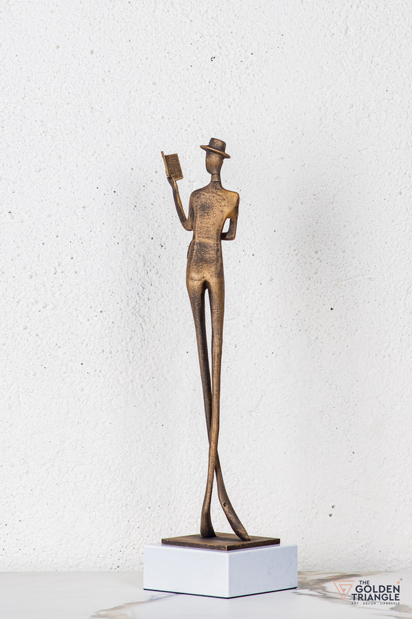 Lero Lady Sculpture - Antique Gold