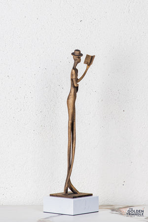 Lero Lady Sculpture - Antique Gold