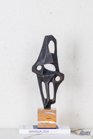 Cilo Abstract Sculpture - Antique Black