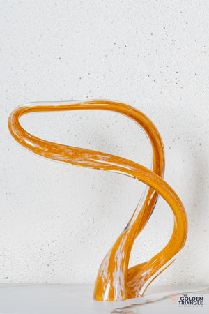 Radius Glass Sculpture - Yellow