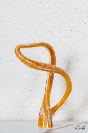 Radius Glass Sculpture - Yellow