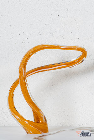 Radius Glass Sculpture - Yellow