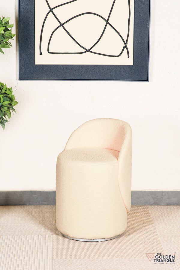 Orella Pouffe with Backrest & Swivel