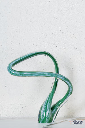 Radius Glass Sculpture - Green