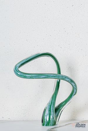 Radius Glass Sculpture - Green