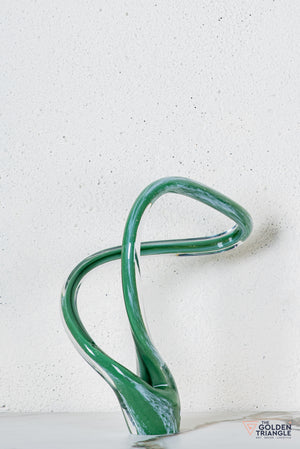 Radius Glass Sculpture - Green