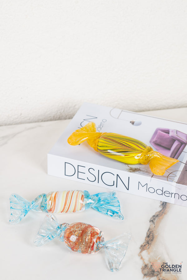 Toffee Glass Table Top Decor Set