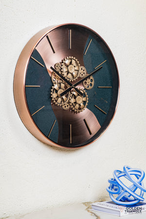 Aurel Wall Clock - 24" - Rosegold