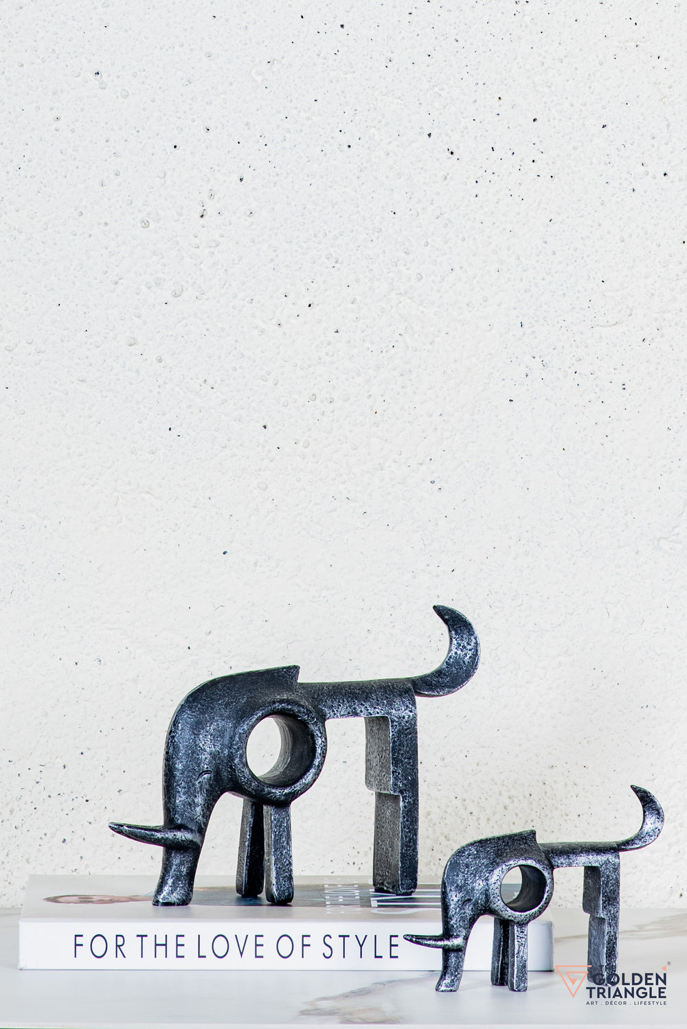 Zane Bull TableTop Decor - Black