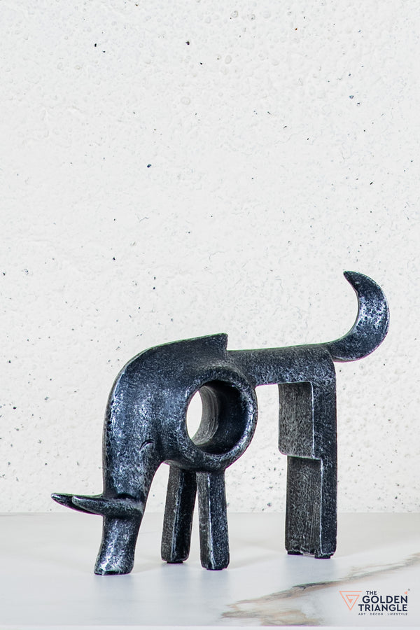 Zane Bull TableTop Decor - Black