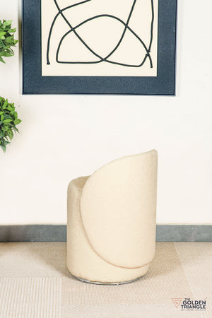 Orella Pouffe with Backrest & Swivel