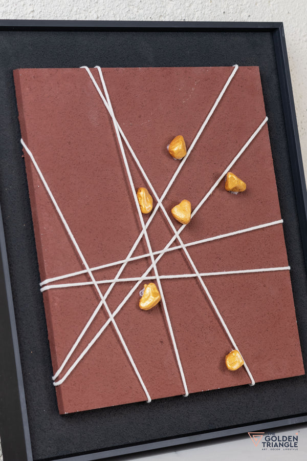Textured Abstract 3D Wall Art Frame