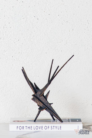 Rylix Abstract Sculpture - Antique Black