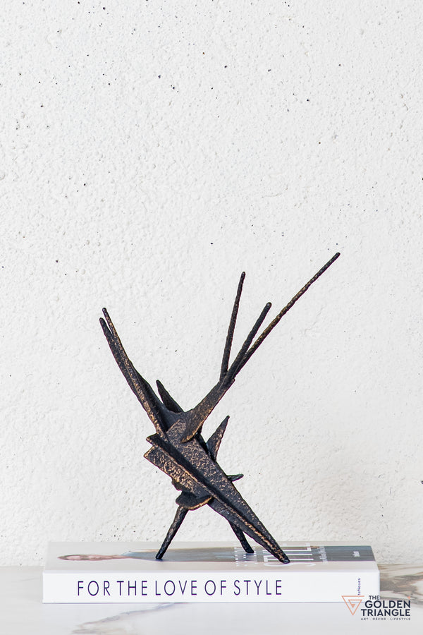 Rylix Abstract Sculpture - Antique Black