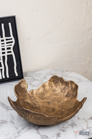 Elira Metal Bowl - Bronze