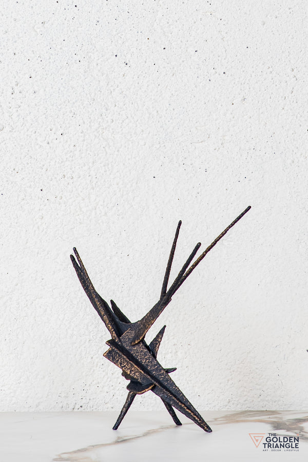 Rylix Abstract Sculpture - Antique Black