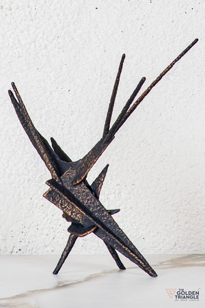 Rylix Abstract Sculpture - Antique Black