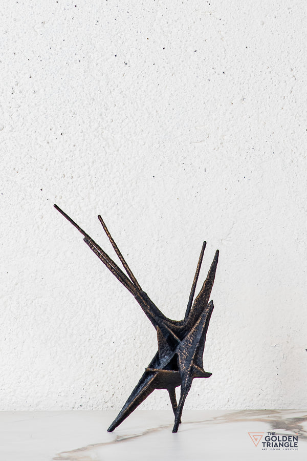 Rylix Abstract Sculpture - Antique Black