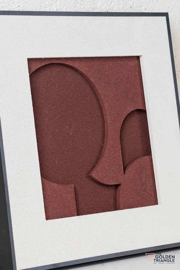 Textured Abstract 3D Wall Art Frame
