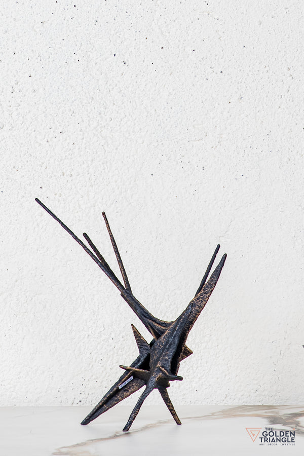 Rylix Abstract Sculpture - Antique Black